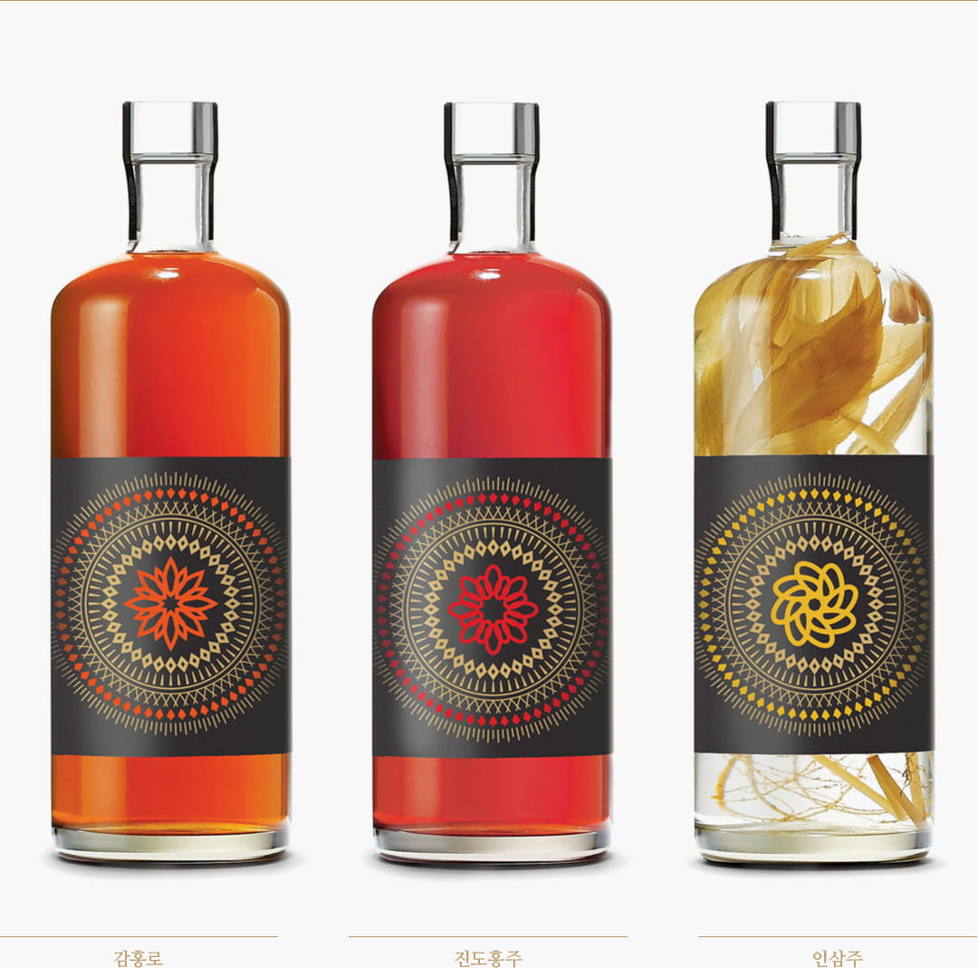 감흥로, 진도홍주, 인삼주 이미지