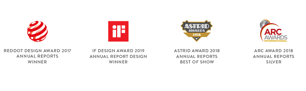GOLD : Covers - Special Treatment, Copertate Traditional : Asia/Pacific, Speialized Intergrated Annual Report / SILVER - Special Printing Techique / BEST OF SHOW / GRAND AWARD : Traditional