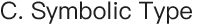 C. Symbolic Type