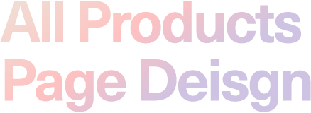 All Products Page Design