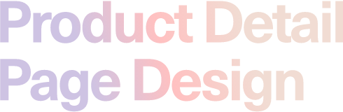 Product Detail Page Design