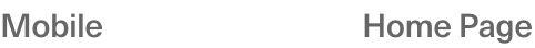 Mobile Home Page