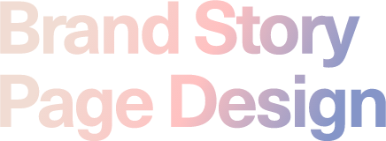 Brand Story Page Design