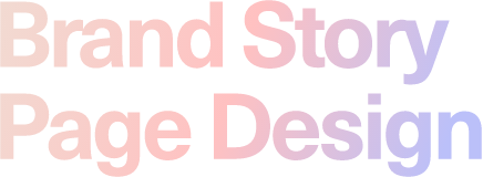 Brand Story Page Design