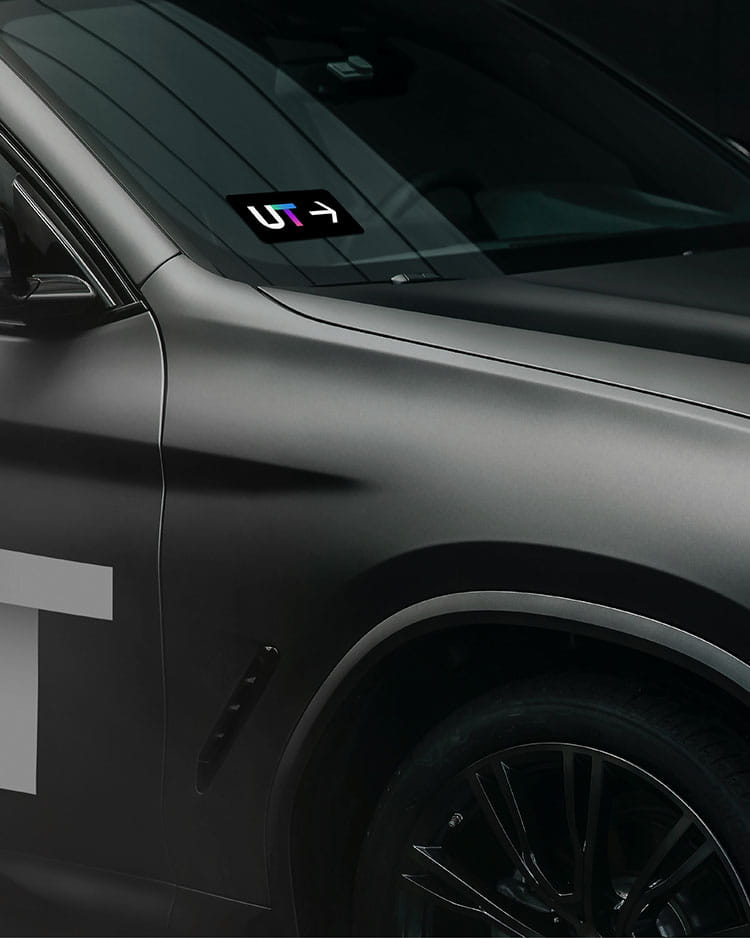 UT application: taxi badge sticker